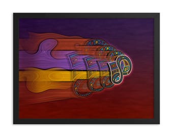 Momentum - Abstract Wall Art, Framed Print