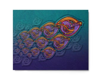 Renewal - Abstract Wall Art on Metal