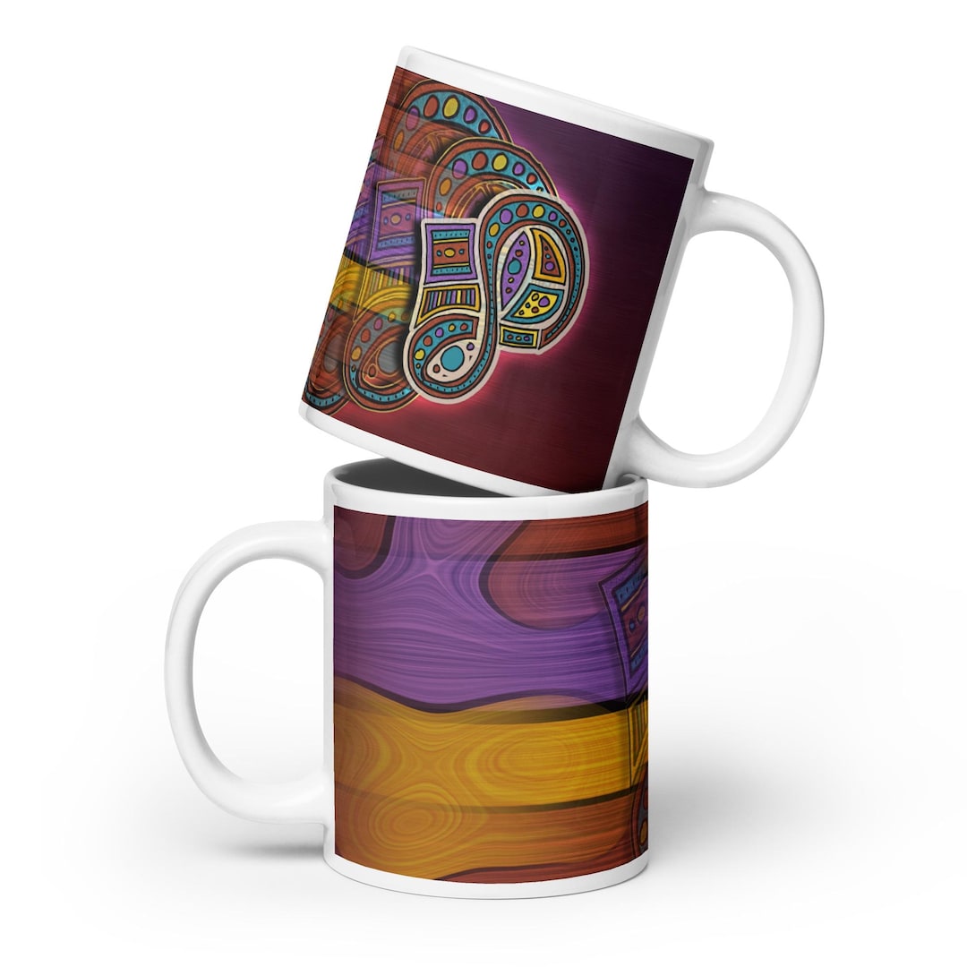 Momentum - Abstract Art Mug, White - a Unique Gift for Friends, Family ...