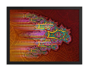 Determination - Abstract Wall Art, Framed Print
