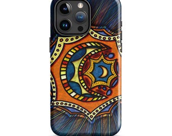 Solar Eclipse - Abstract Art Phone Case for iPhone®