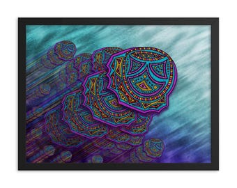 Synchronicity - Abstract Wall Art, Framed Print