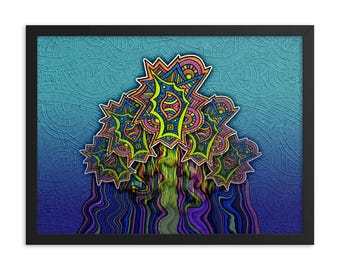 Ascension - Abstract Wall Art, Framed Print