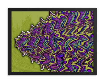 Transformation - Abstract Wall Art, Framed Print