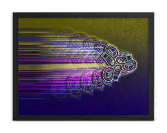 Persistence - Abstract Wall Art, Framed Print