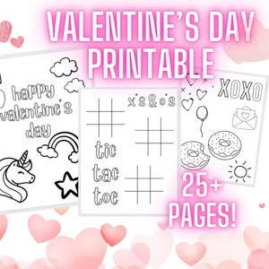 Valentine&#39;s Cute Printable - Children&#39;s Coloring Pages