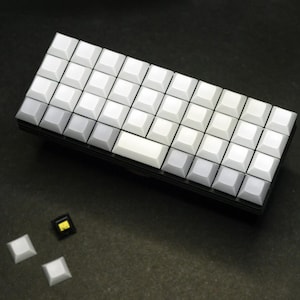 Pabile DIY P40 40-Key 4x10 Grid Programmable Wired RP2040 or BLE NRF52840 Mechanical Keyboard PCB Assembly Kit