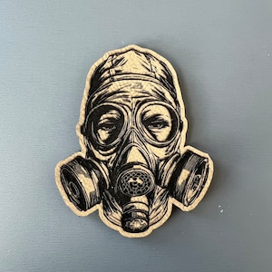 Gas Mask Patch - Tan