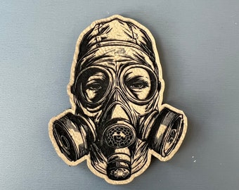 Gas Mask Patch - Tan
