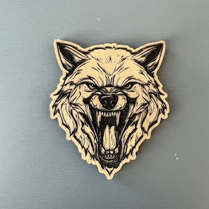 Wolf Patch - Tan
