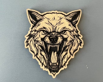 Wolf Patch - Tan