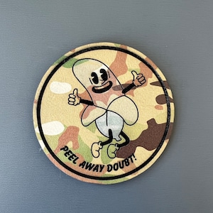Peel Away Doubt Banana Patch, Hook and Loop - MultiCam Arid