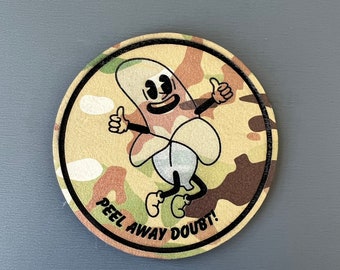 Peel Away Doubt Banana Patch, Hook and Loop - MultiCam Arid