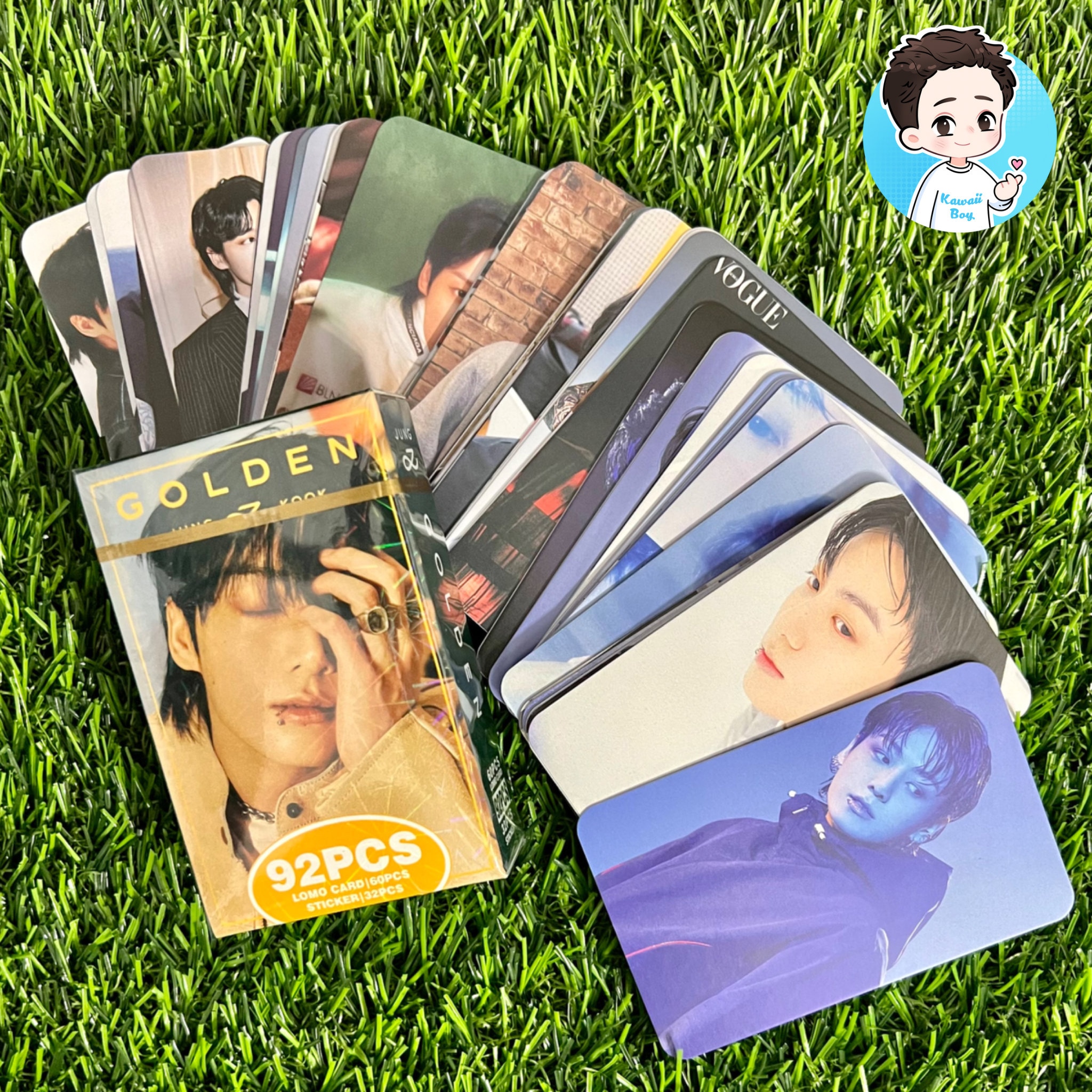 Kpop Lomo Card Set - Jungkook BTS Golden - Photocards - Etsy