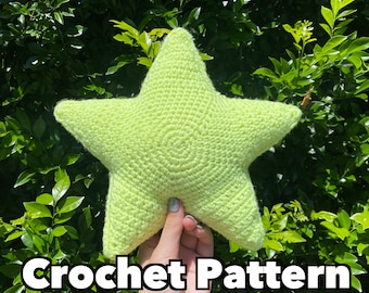 Wishing Star Cushion | Crochet Pattern | PDF | Amigurumi
