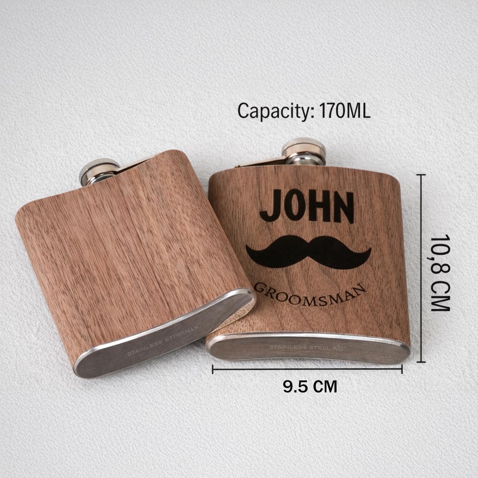 Idea Regalo Elegante Set Penna E Portapenne In Legno Personalizzabile