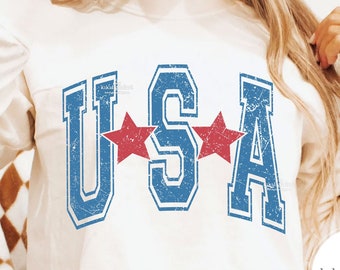 USA Png, Retro America Png, 4th Of July PNG, 4th Of July Sublimation Design, Distressed America Png, Patriotic Png, Digital Download