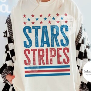 Stars and Stripes Png, America Png, 4th of July Png, American Flag Png, Independence Day Png, Red White and Blue, USA png sublimation design