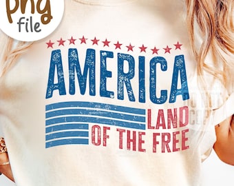 自由の国PNG、独立記念日PNG、アメリカPNG、独立記念日昇華デザイン、レトロなUSAシャツPNG、アメリカ国旗PNGデジタルダウンロード