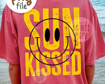Smile Sun Kissed PNG / Trendy Summer png / Beach Bum T-shirt png Designs de sublimação / Pool Babe Ocean png / Beach Life png download digital