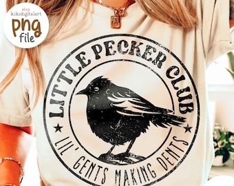 Little Pecker Club Png, Humorous Png, Playful T-shirt Design, Funny Men’s Png design Dtf File, Husband Png, Sarcasm Png Digital Download