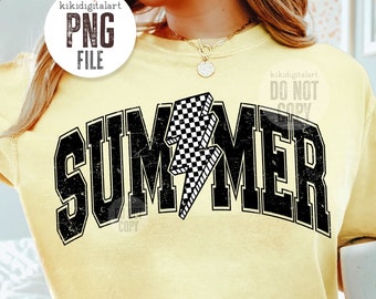 Rayo de verano PNG, Camisa de playa de moda png, Vida de verano Png, Sublimación de verano, Verano retro png dtf dtg Transferencia Descarga digital