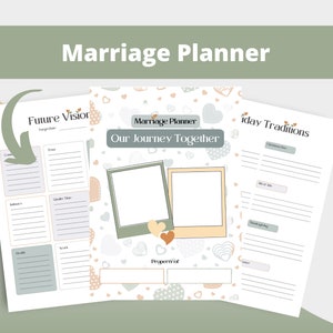 Planificador de matrimonio / Descarga instantánea de PDF / Tamaño A4, Carta de EE. UU. 49 páginas / Planificador PDF apto para impresoras / Diseño fácil de usar