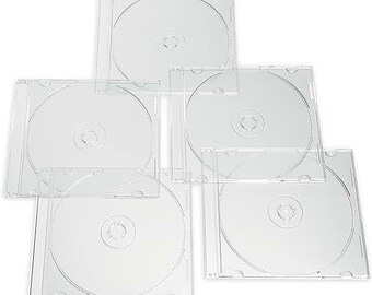 CD JEWEL CASE - 5 pack