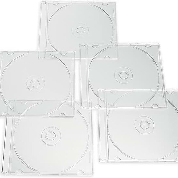 CD JEWEL CASE - 5 pack