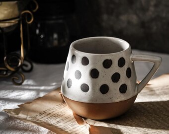 Handmade mug, Retro Handmade Ceramic Mug, Coffee mug