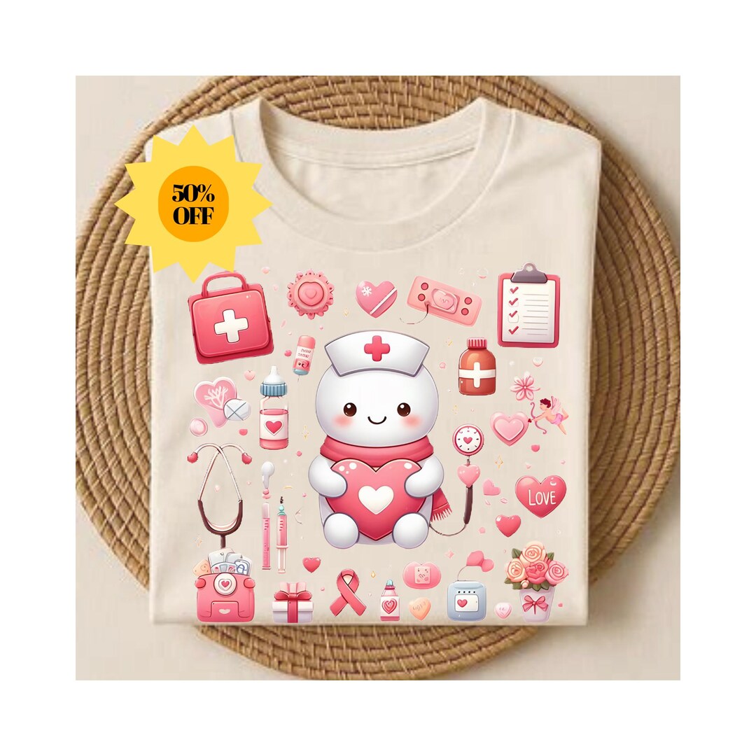 Pink Valentine Nurse PNG – Valentine Nurse Heart, Cupid’s Favorite ...
