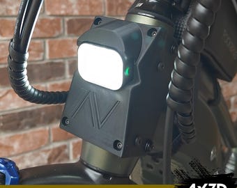 Aventon Aventure.2 E-Bike Head Tube Mount: Zewdov LED Light Module & AirTag