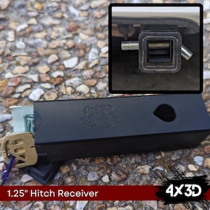 Hitch-ontvanger Cache® Mini | 1,25" ontvanger voor trekhaak | Verborgen opberger voor trekhaak | Geheime ontvanger voor trekhaak | Veilige opslag | Hideaway voor trekhaak