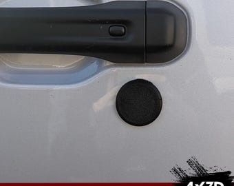 Keyhole Covers for Jeep JK JL JT: Manual Lock Protection