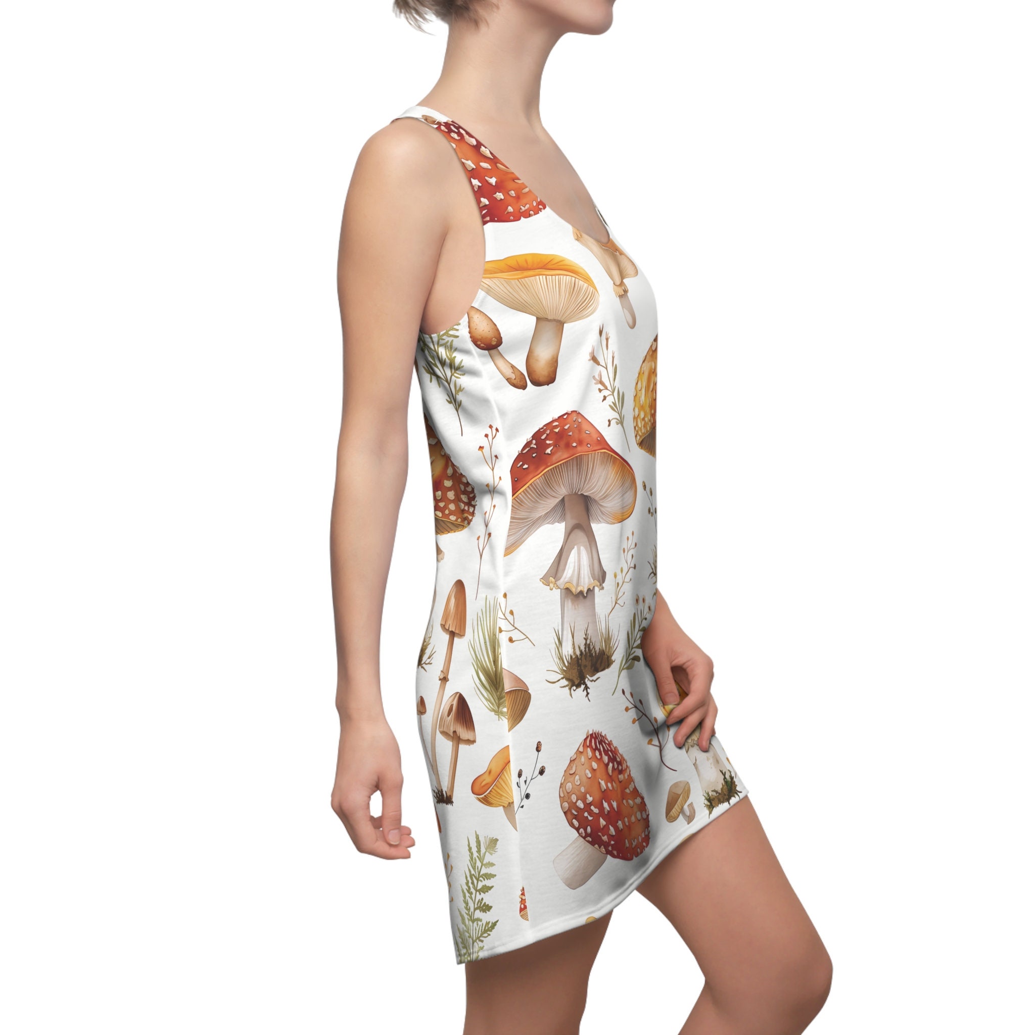 Botanical Escape Puffed Sleeve Dress main image 0