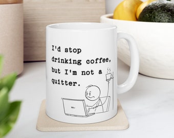 Regalos para amantes del café / Regalos divertidos de café / Regalos divertidos para amantes del café / Regalos de café / Taza de café de 11 oz