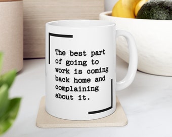 Regalo per un collega Tazza divertente Regalo per un collega d'ufficio Tazza da caffè illustrata per il lavoro Regalo divertente per il capo Regalo per una tazza da ufficio Scherzo