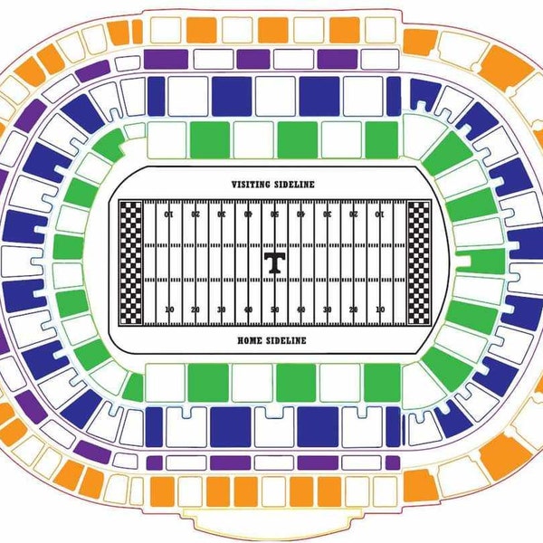 Neyland Stadium Svg - Etsy