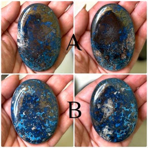 Shattuckite Palm Stone, Intuition, Truth & Spiritual Insight Crystal image 10