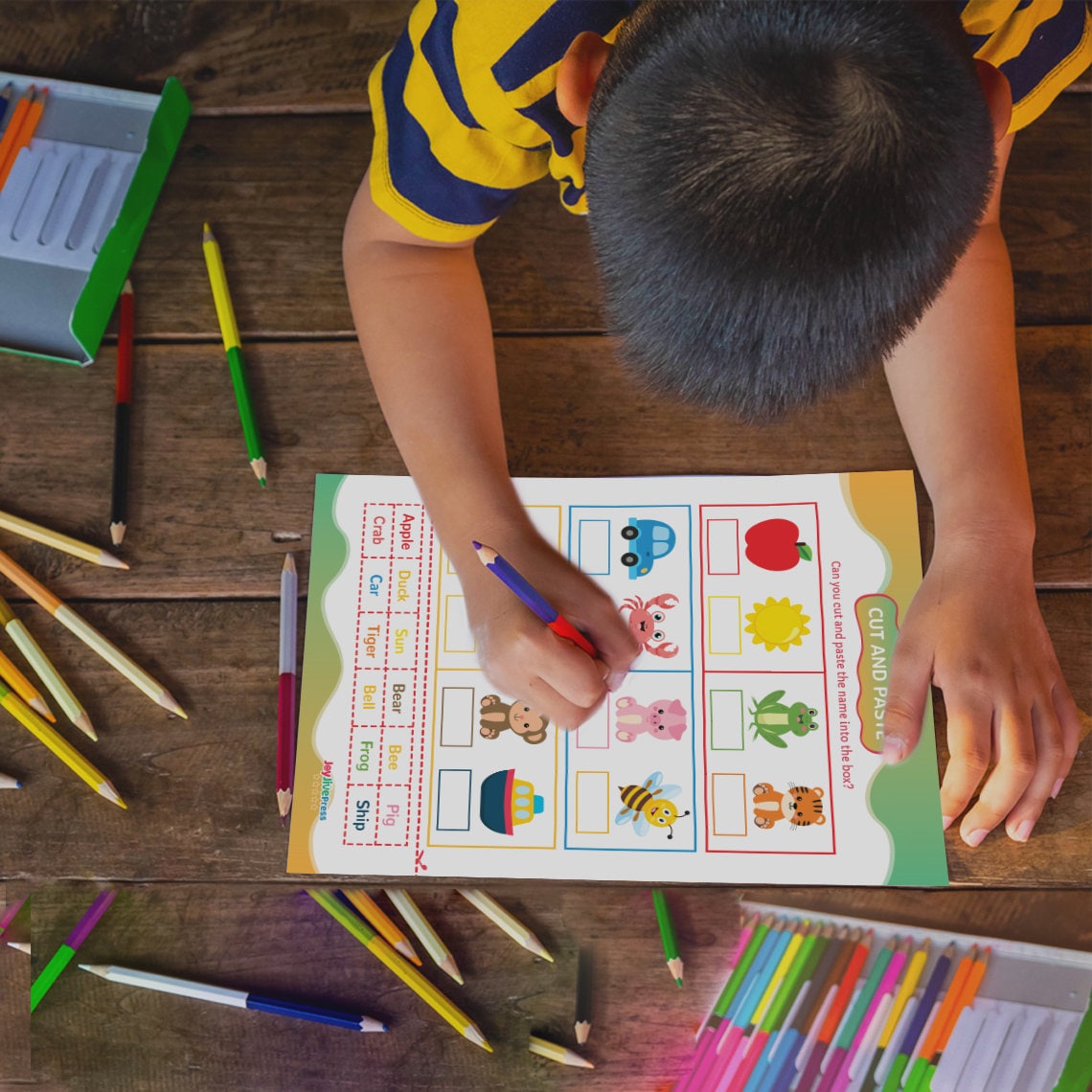 Printable Cut and Paste Activities for Kids, Cut and Paste Printable ...