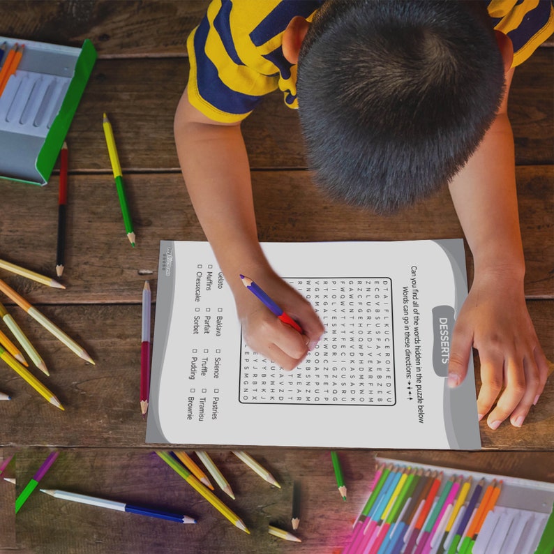 Printable Kids Word Search, Printable Word Search, Word Search Puzzle ...