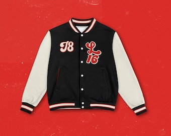 Charles Leclerc Ferrari F1 Varsity Jacket: Unisex Letterman Jacket