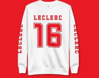 Charles Leclerc Ferrari F1 Sweatshirt: Unisex Baumwollmischung
