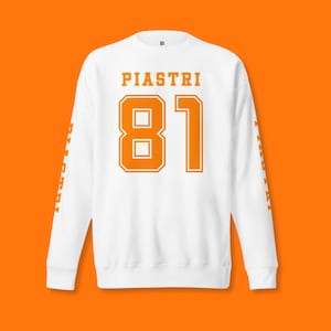 Oscar Piastri 81 Sweatshirt: McLaren F1 Racing Pullover