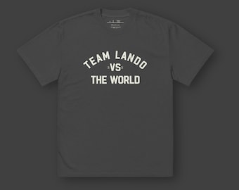 Team Lando VS The World Oversized T-Shirt: McLaren F1 Racing