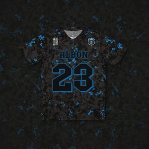 Alex Albon Williams F1 Camo Football Jersey: Recycled Polyester