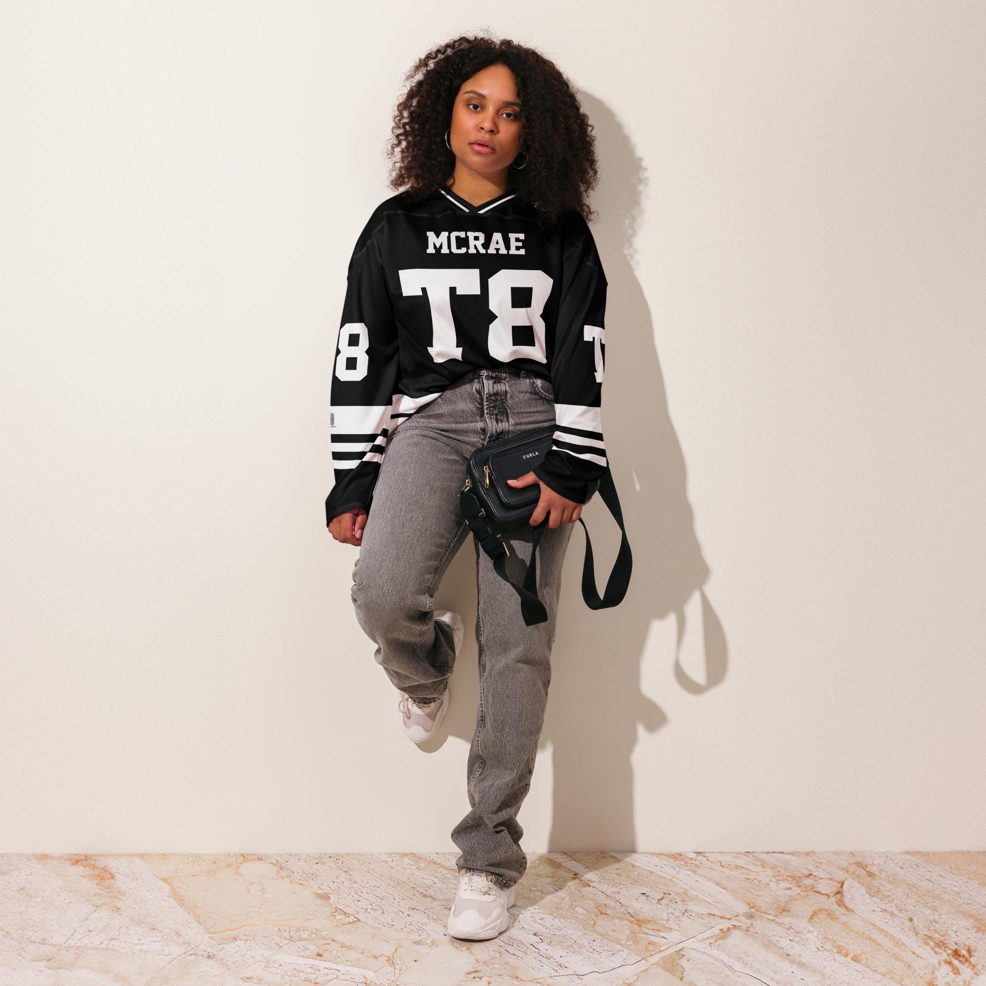 Tate Mcrae T8 Hockey Jersey, Tate Konzertkleidung, T8 Mcrae Jersey 