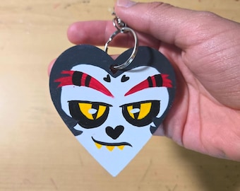 Llavero de corazón de cáscara
