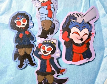 Winter Baby Stolas stickers