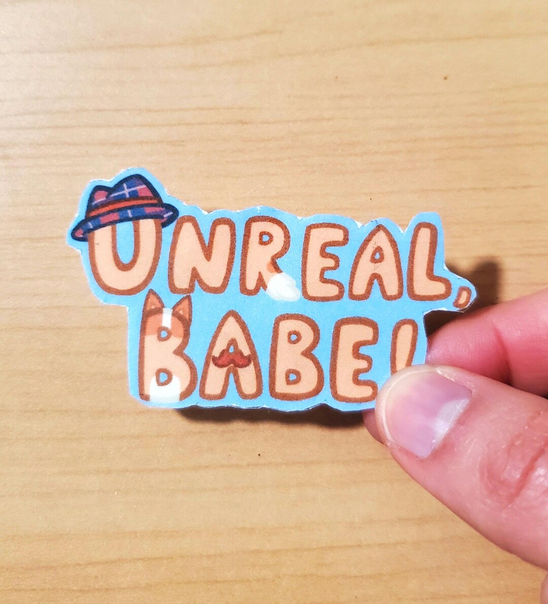 Unreal Sticker Unreal Babe Sticker - Etsy